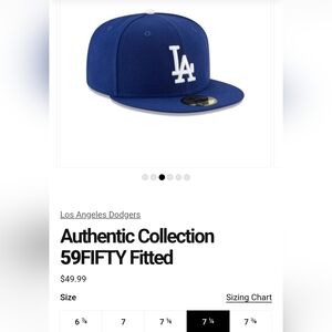 Los Angeles Dodgers Blue 59FIFTY Fitted Cap